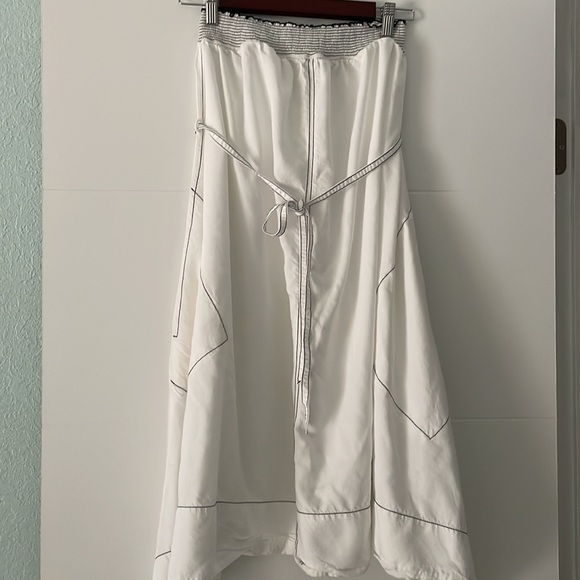 Anthropologie Mischa by Tracy Reece strapless beachy asymmetrical Hem Sun Dress - Picture 8 of 10